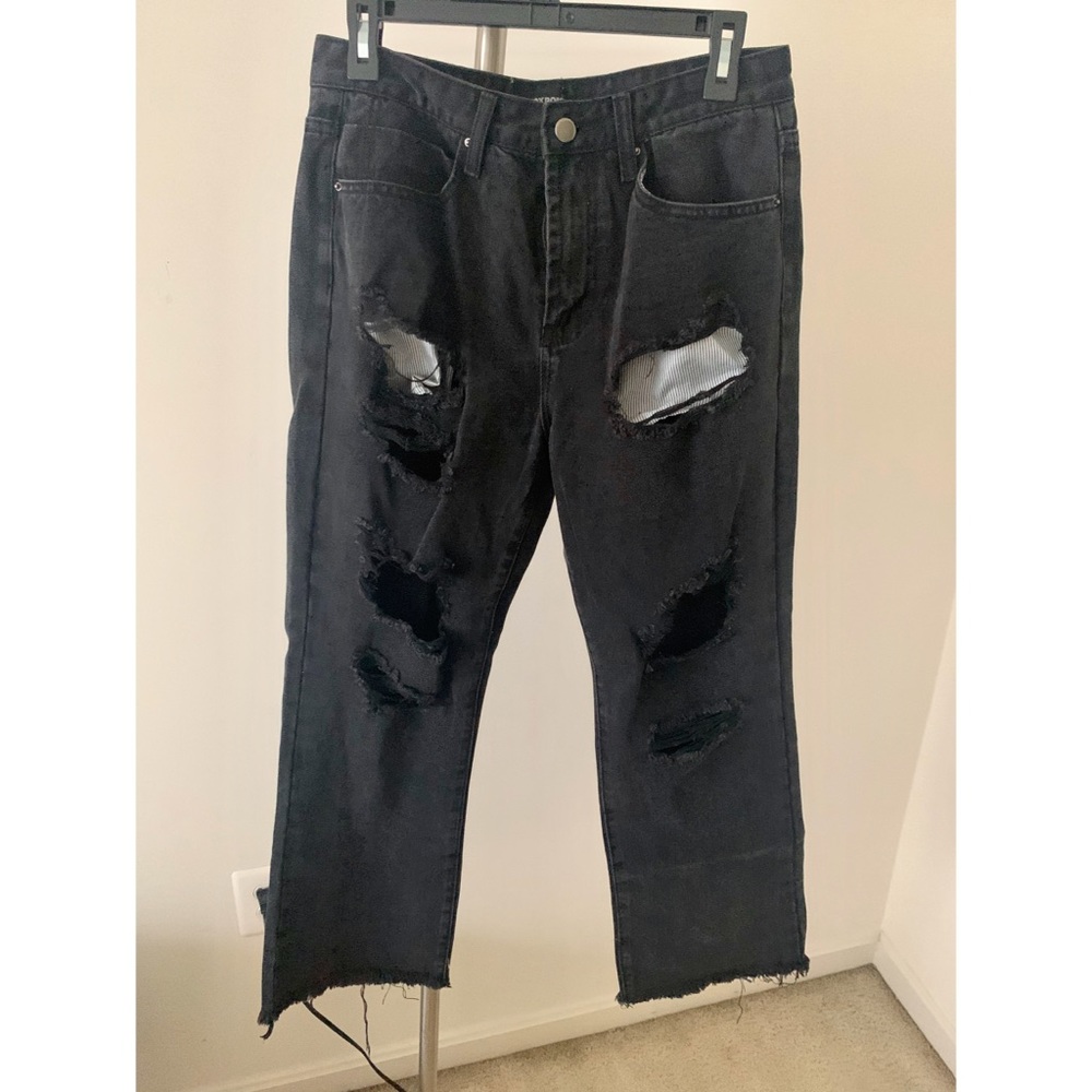 Distressed Flare Jeans